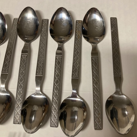 Vintage Frontier Airlines Flatware 24 Pieces Stainless Steel Japan - Picture 5 of 9